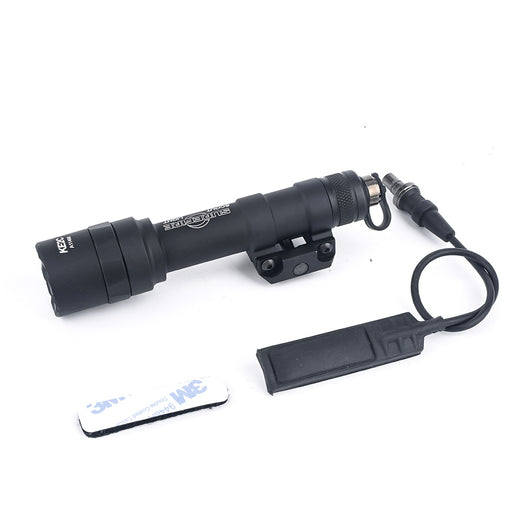 Black Flashlight with Mount