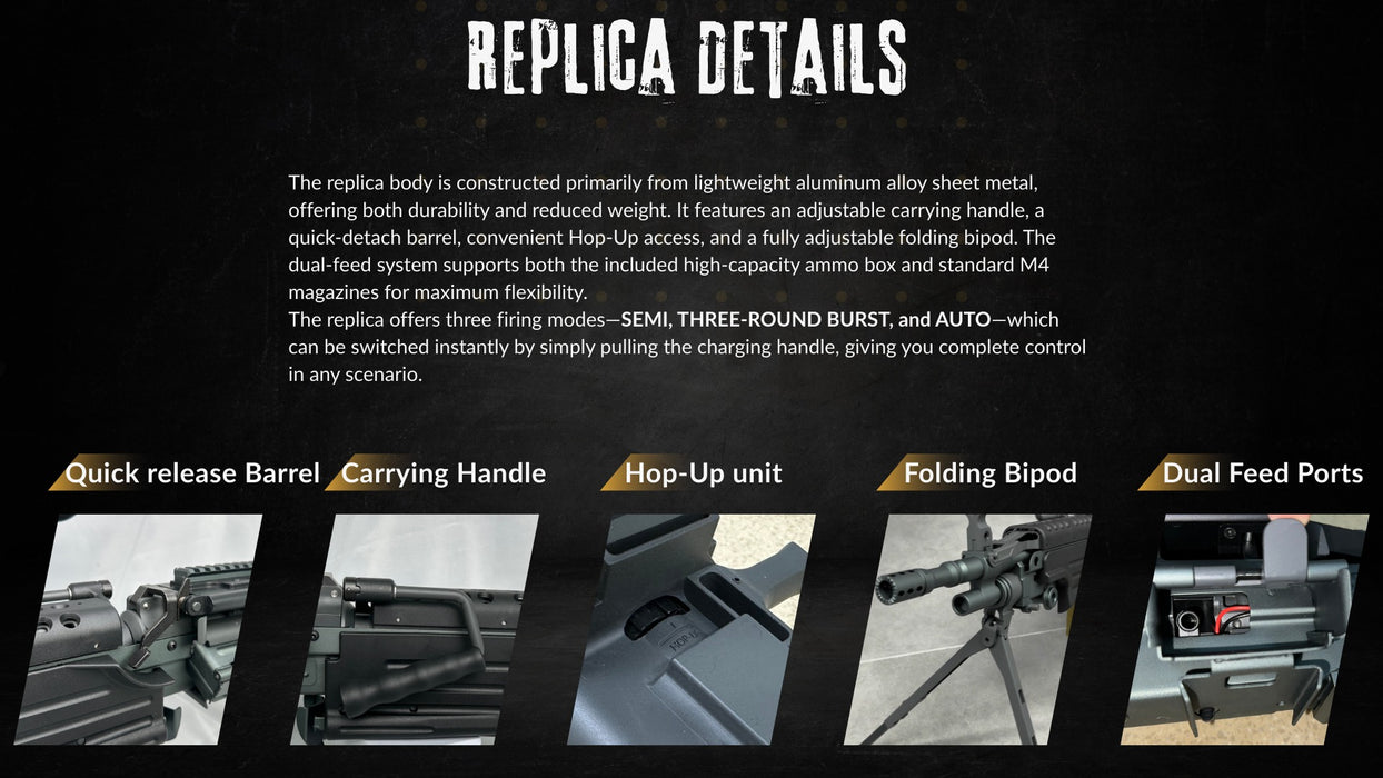 WELL PRO M249 MKII LMG AEG