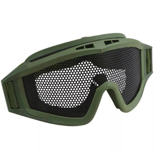 Green Mesh Goggles