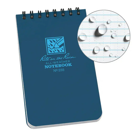 Rite in the Rain - Top Spiral All-Weather Notepad - Blue