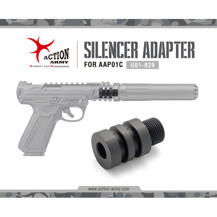 Action Army Silencer Adapter For AAP01C Pistol