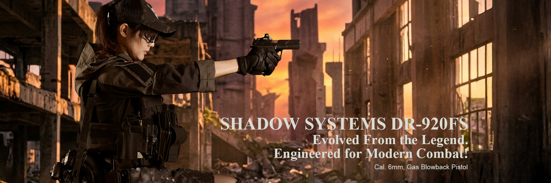 EMG (VFC) Shadow Systems DR920FS GBB - Black Barrel Version