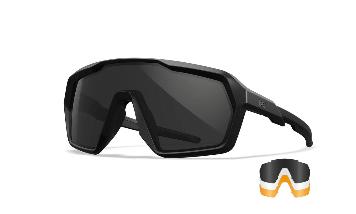 Wiley X WX Citadel Sunglasses -  3 Lenses / Matte Black Frame