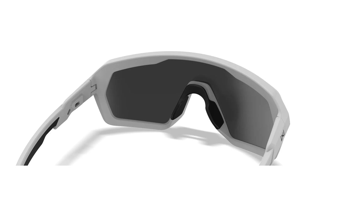 Wiley X WX Citadel Sunglasses - Red Mirror Lens / Polished White Frame