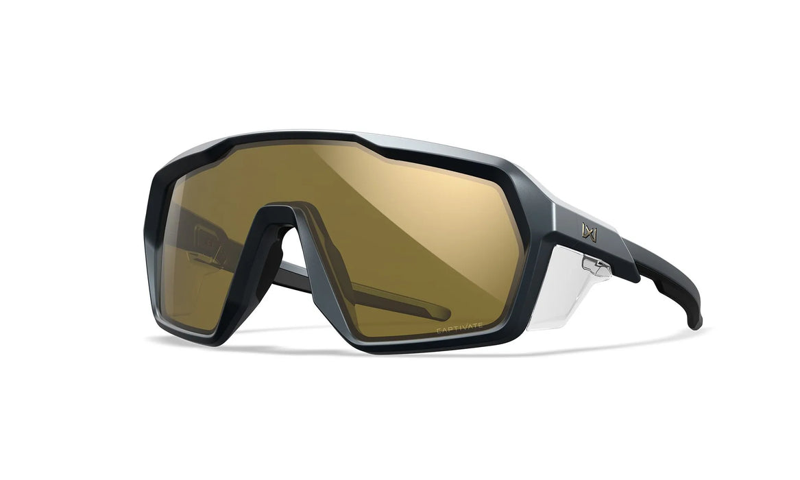 Wiley X WX Citadel Sunglasses - Gold Mirror Lens / Matt Graphite Grey Frame