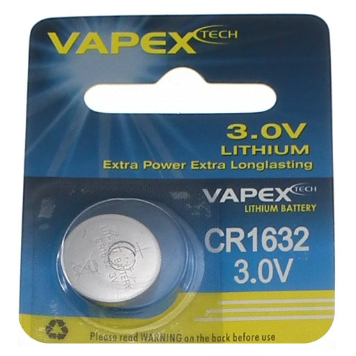 Vapex CR1632 3V Lithium Cell Battery - Single