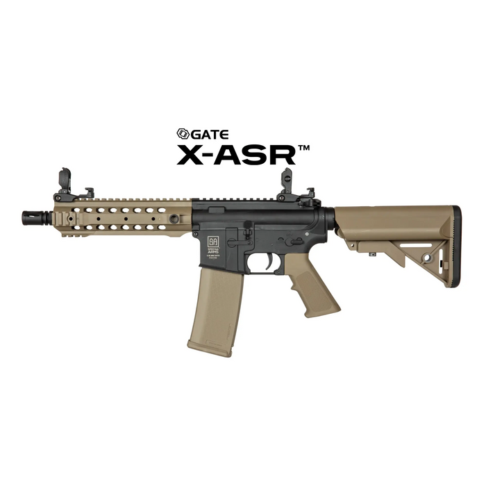 Specna Arms SA-F01 Gen 2 with Gate X-ASR - Two-Tone (Black/Tan)