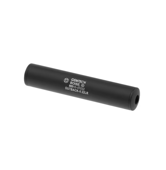 Madbull Gemtech Outback 14mm Pistol Silencer - Black