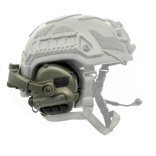 Earmor M32X Tactical Headset With ARC Helmet Adapters - Foliage Green