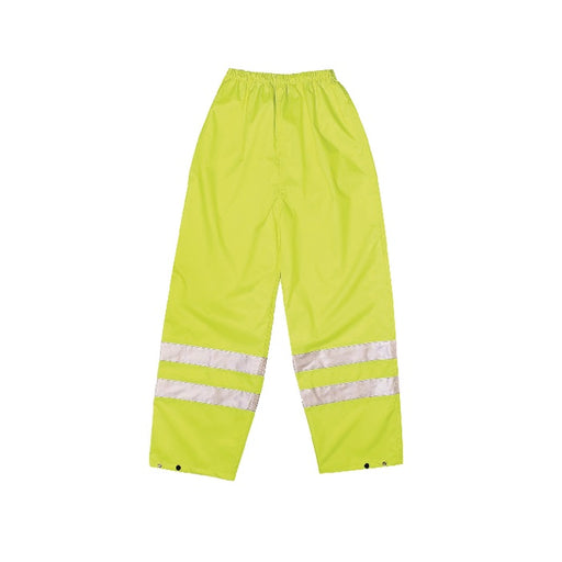 Proforce Yellow Hi Vis Waterproof Trousers - XL