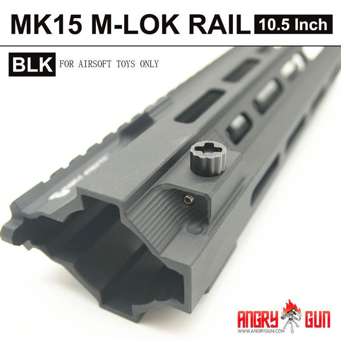Angry Gun 10.5" HK416 Modular M-LOK Rail for TM NGRS - Black