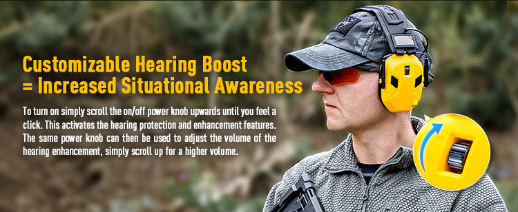 Earmor M300X Electronic Hearing Protector - Forest Green