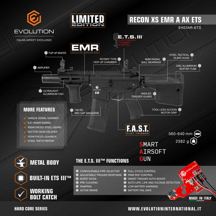 *B-Grade* Evolution Recon XS EMR A AX ETS Rifle