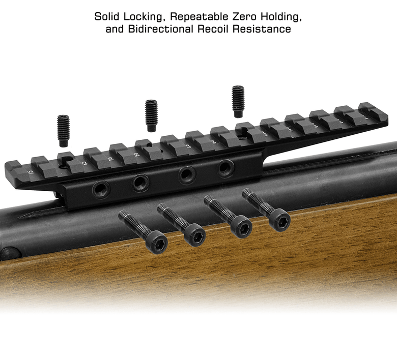 UTG (Leapers) Universal Dovetail to Picatinny Adaptor - 14 Slot