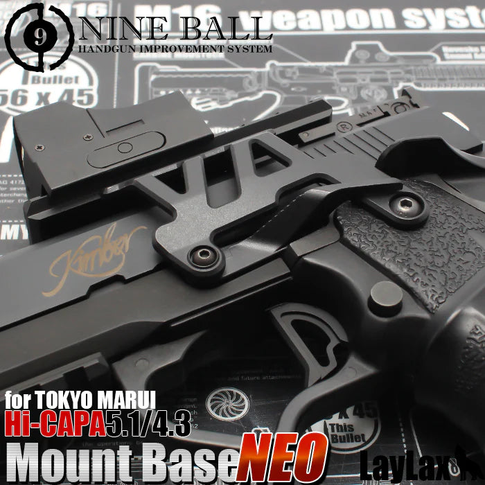 Laylax Nine Ball TM Hi-Capa Mount Base NEO - Black