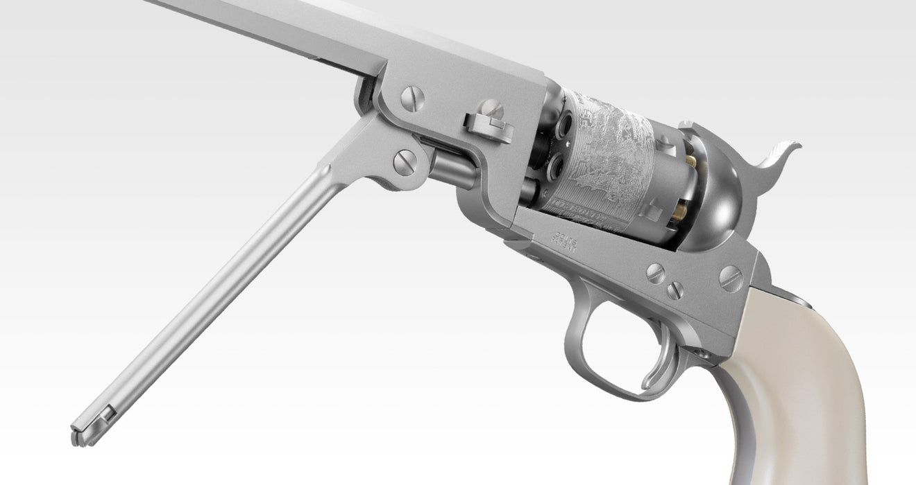 Tokyo Marui M1851 Navy Spring Revolver - Silver
