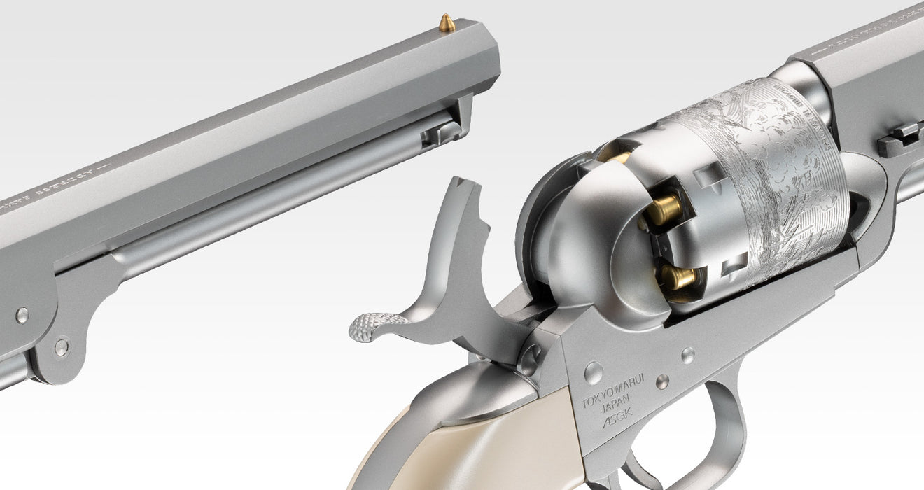 Tokyo Marui M1851 Navy Spring Revolver - Silver