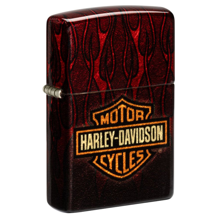 Zippo Harley-Davidson Red Flames Lighter - 60007097