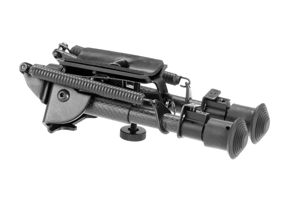 Rokstad Universal 6-9" Carbon Fiber Bipod - QD Stud / RIS 20mm Rail