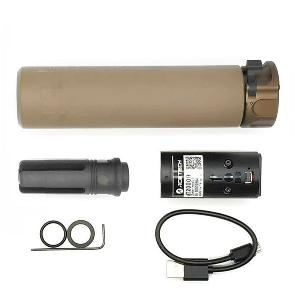 Angry Gun SOCOM 556 Silencer with Acetech Tracer Unit - FDE