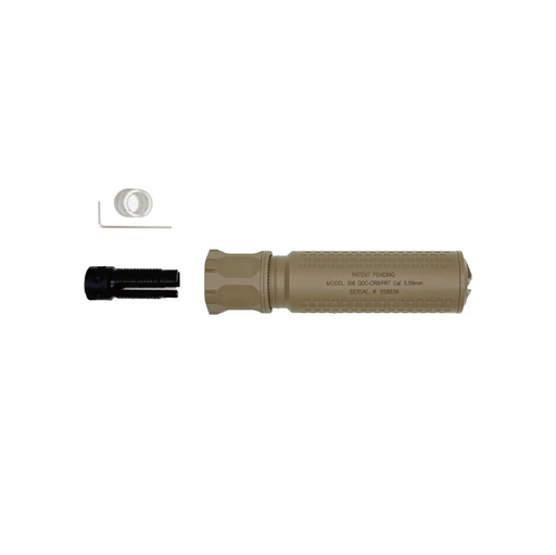 Angry Gun QDC/CRS-PRT Mock Suppressor & Flash Hider - FDE