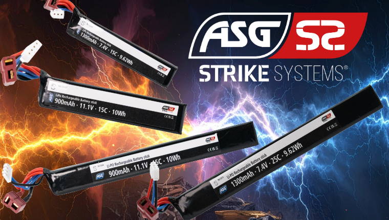 Strike Systems 11.1V 1300mAh 25C LIPO Battery - Sticks - Deans (T-Plug)