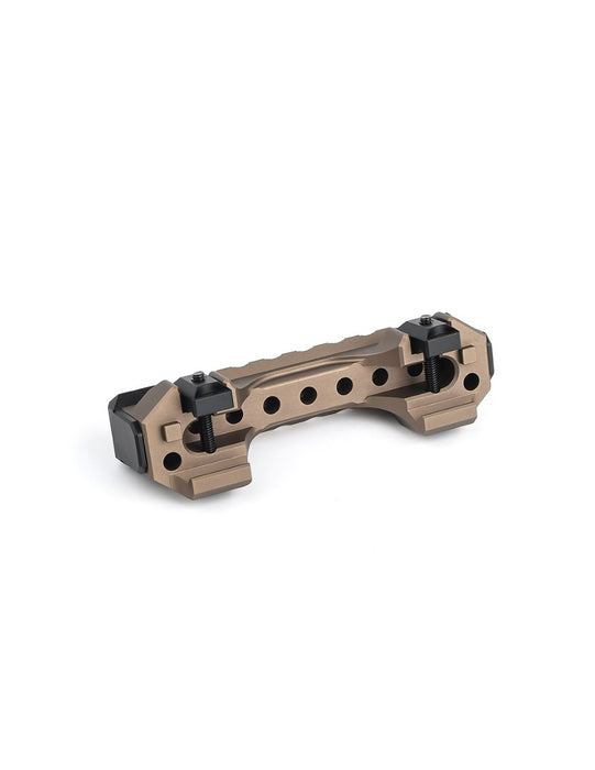 WADSN Picatinny Riser Mount for Red Dot w/ Magnifier & PEQ - Tan