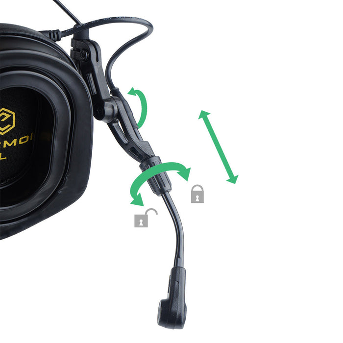 Earmor M32H Plus Communication & Hearing Protector - Foliage Green