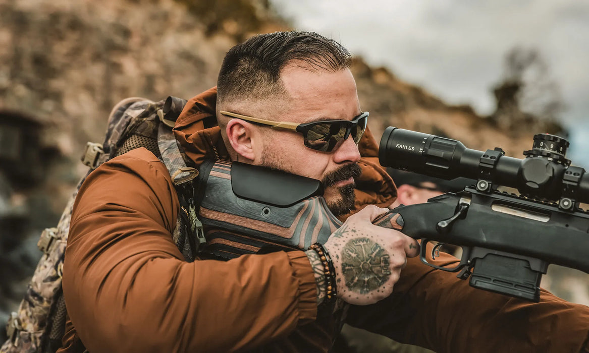 Wiley X WX JAKL Sunglasses - Tungsten Mirror Lens / Tan & Black Frame