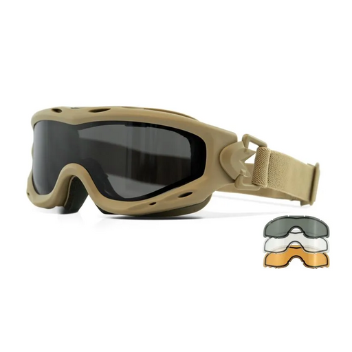 Wiley X Spear Dual Lens Goggles Tan