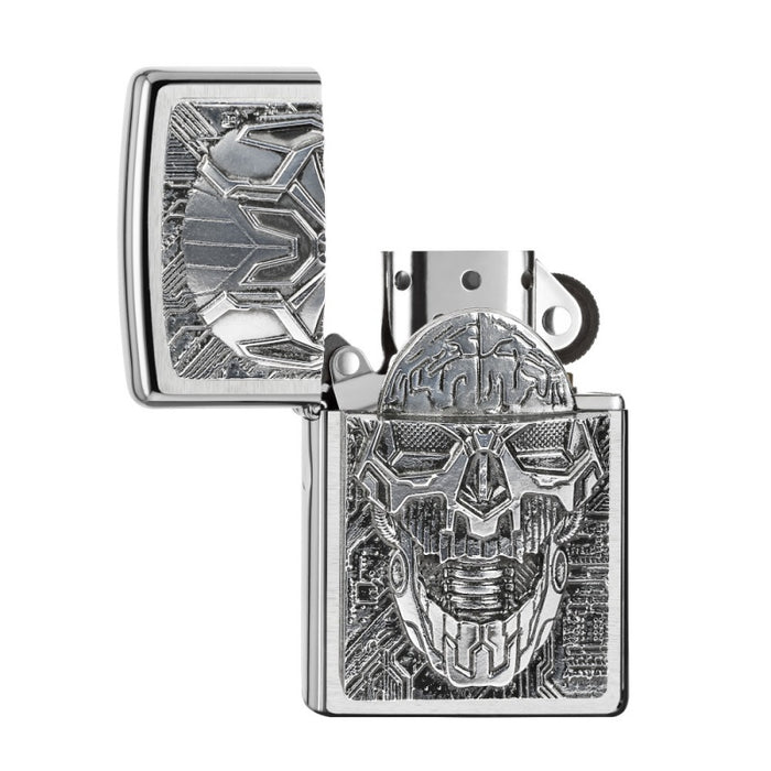 Zippo Technic Skull Emblem Lighter