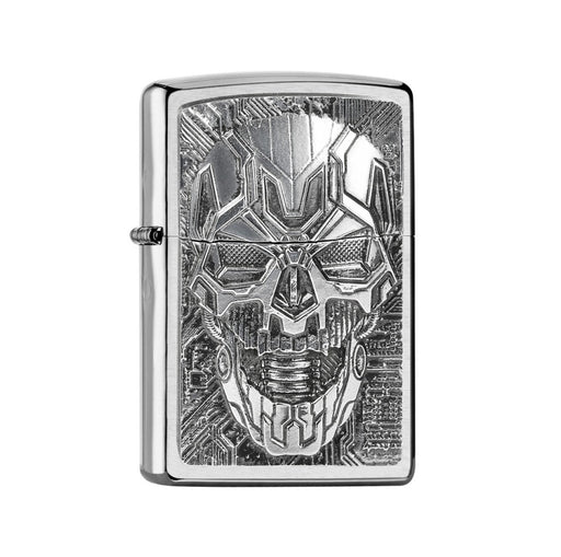 Zippo Technic Skull Emblem Lighter