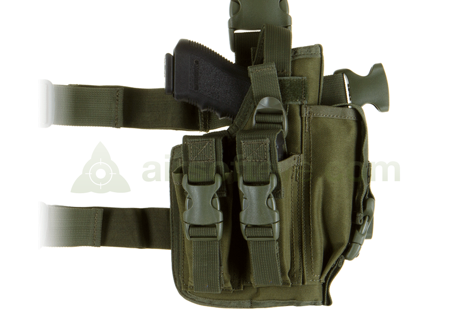 Invader Gear Dropleg SOF Holster for M92, G17, 1911 - Olive Drab