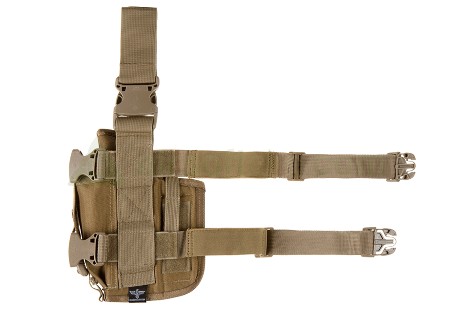 Invader Gear Dropleg SOF Holster for M92, G17, 1911 - Coyote