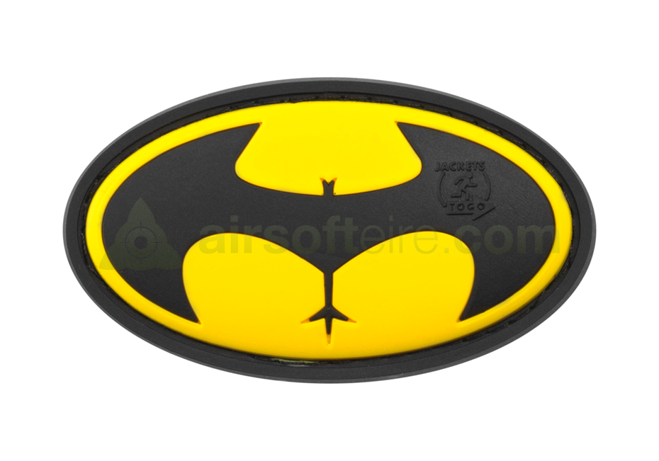 JTG 3D Rubber Buttman Patch - Yellow/Black