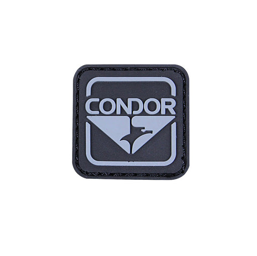 Condor PVC Emblem Patch - Black/Grey
