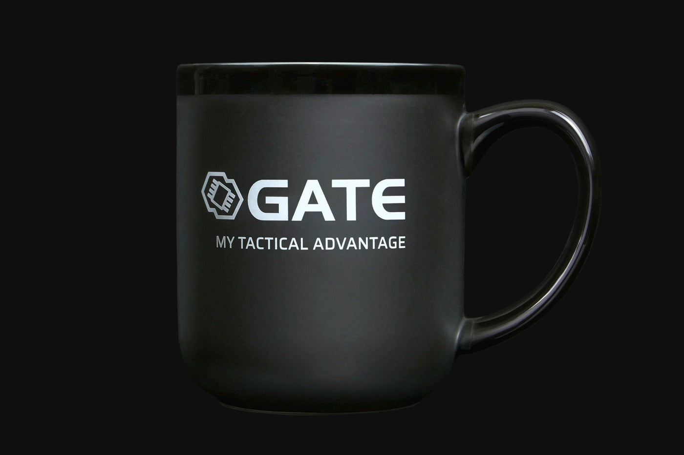 Gate Large Mug - Black