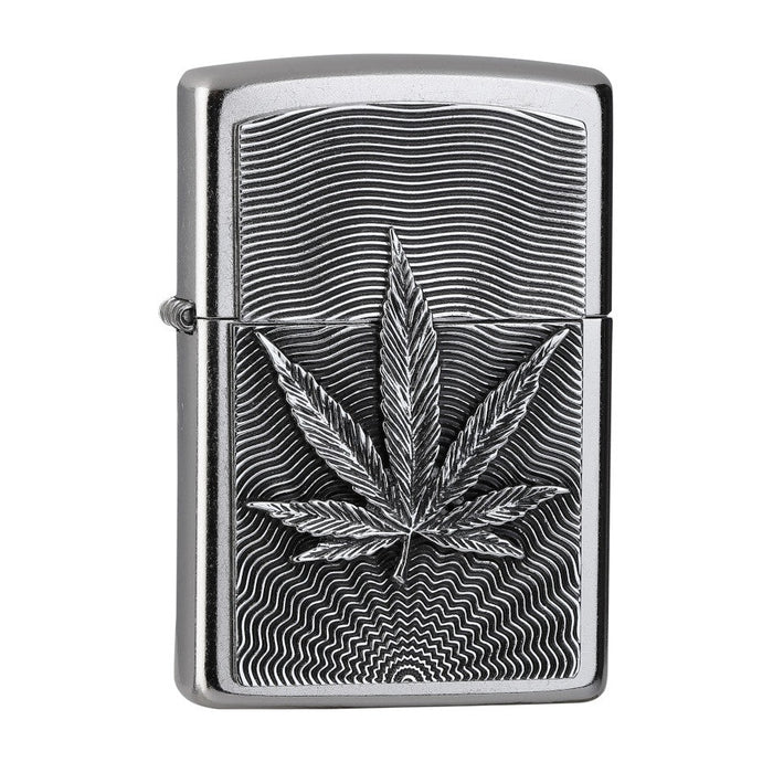 Zippo Hemp Leaf Emblem Lighter - 60000312