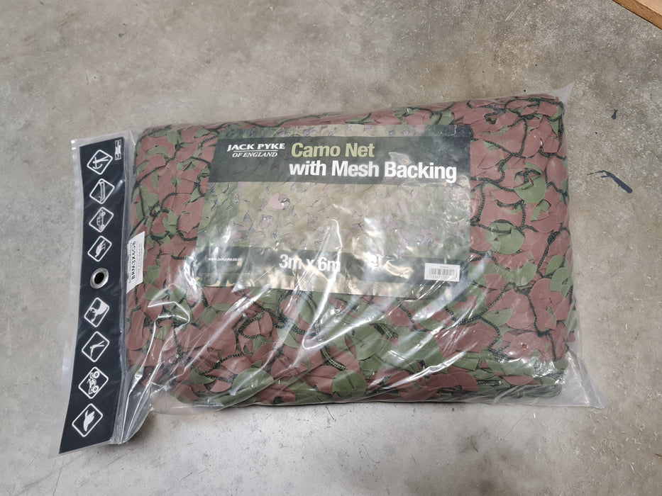 Jack Pyke Camo Net with Mesh Backing - Woodland