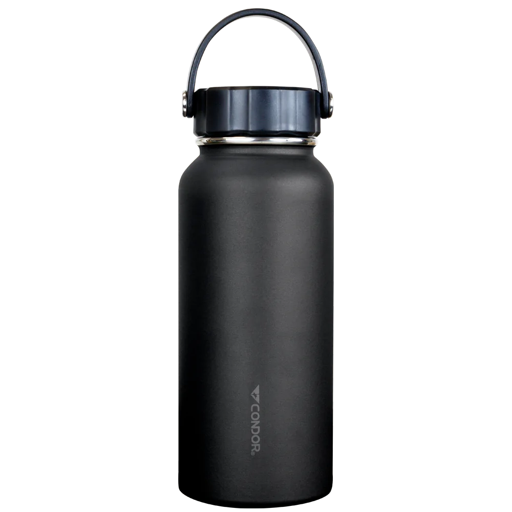 Condor Vacuum Sealed 40oz (1182ml) Thermal Bottle - Black