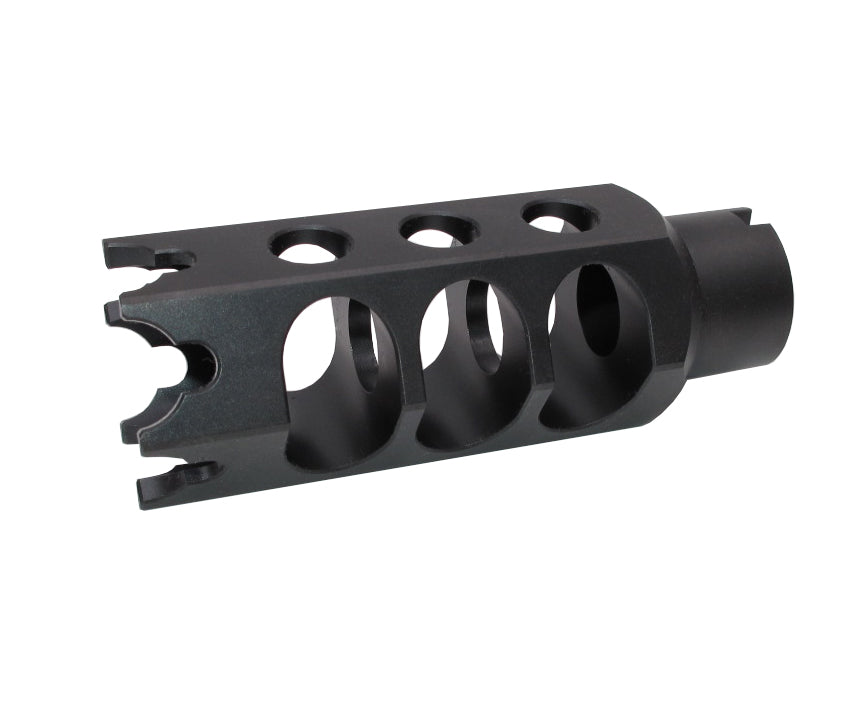 Wii Tech DTK-1L Style Muzzle Brake - Black — AirsoftEire