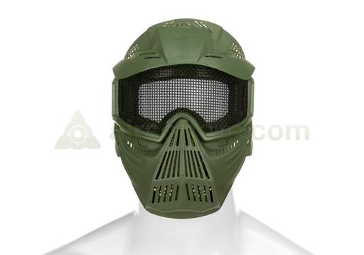 Pirate Arms Commander Mesh Mask - Olive Geen