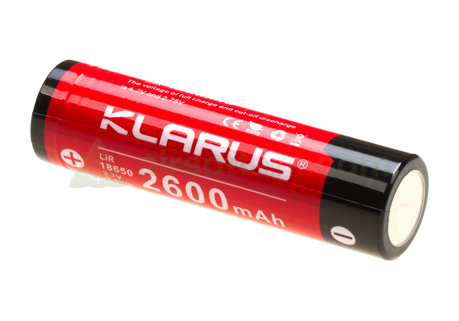 Klarus 18650 Rechargeable Battery - 2600mAh