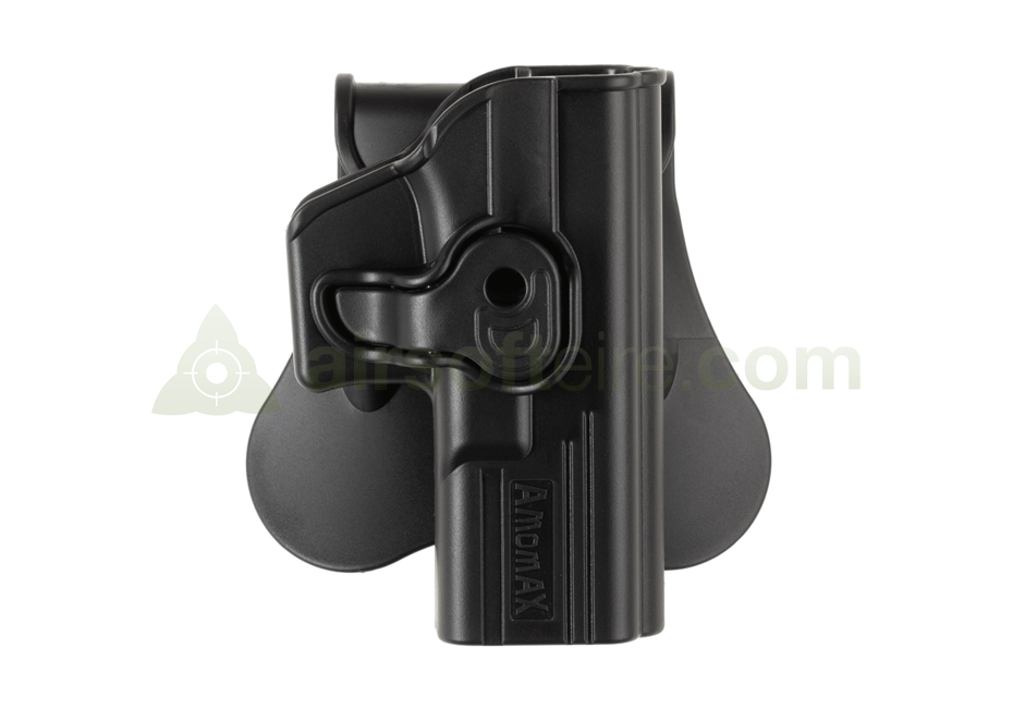 Amomax Q.R. Polymer Holster for Glock - Black