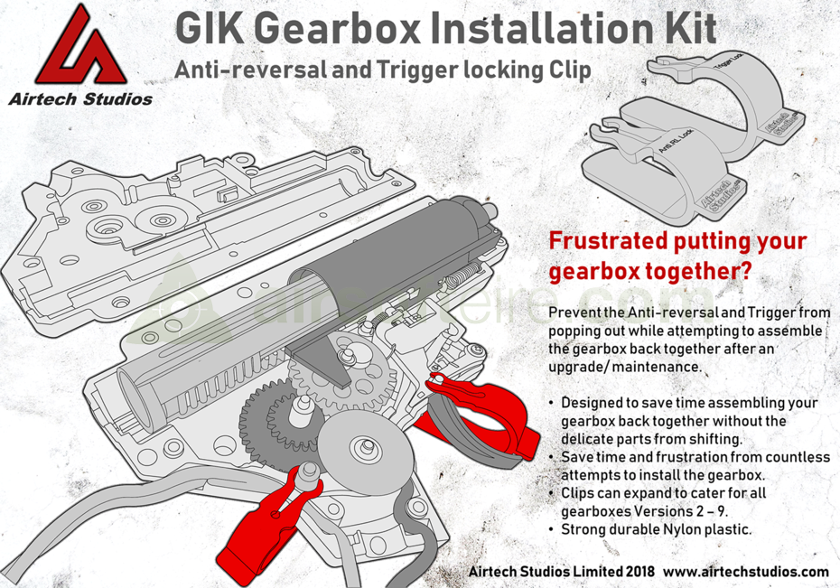 Airtech Studios V2-V9 Gearbox Installation Kit