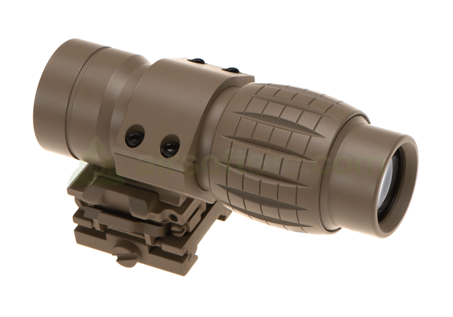 AIM-O 4x FTS Magnifier - Desert Tan