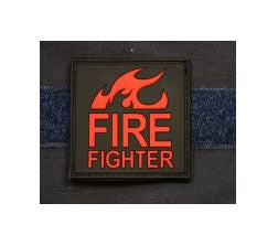 JTG 3D Rubber Firefighter Patch