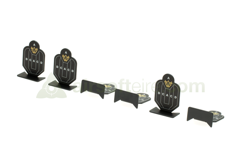 WADSN Metal Practice Targets - Type A - Pack Of 6