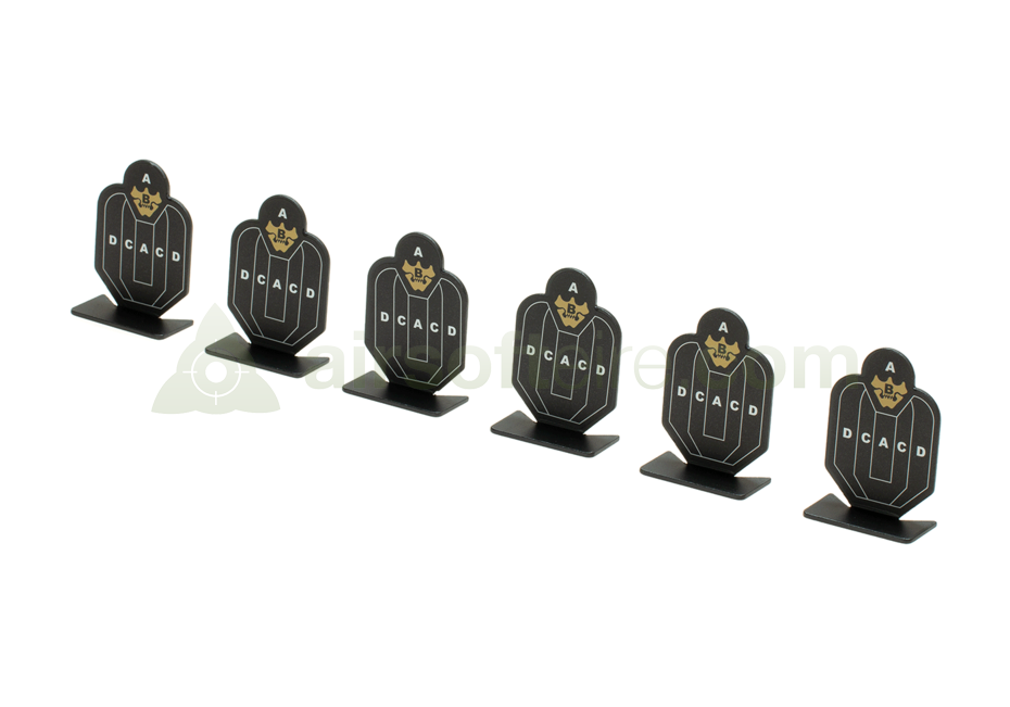 WADSN Metal Practice Targets - Type A - Pack Of 6