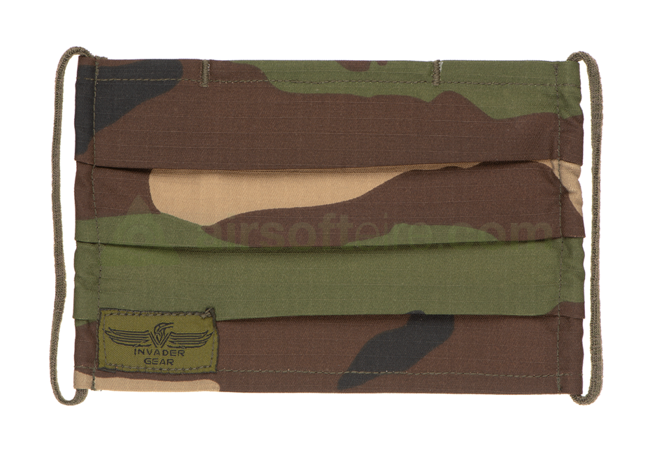 *CLEARANCE* - Invader Gear Reusable Face Mask - Woodland